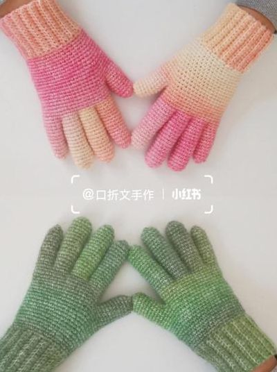 手套的织法（手套的织法视频教程）
