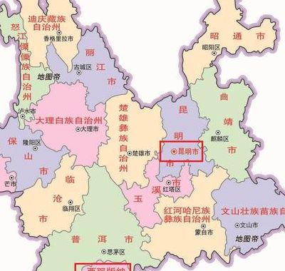 西双版纳属于云南哪个市区（西双版纳属于云南哪个市区云南省地图）
