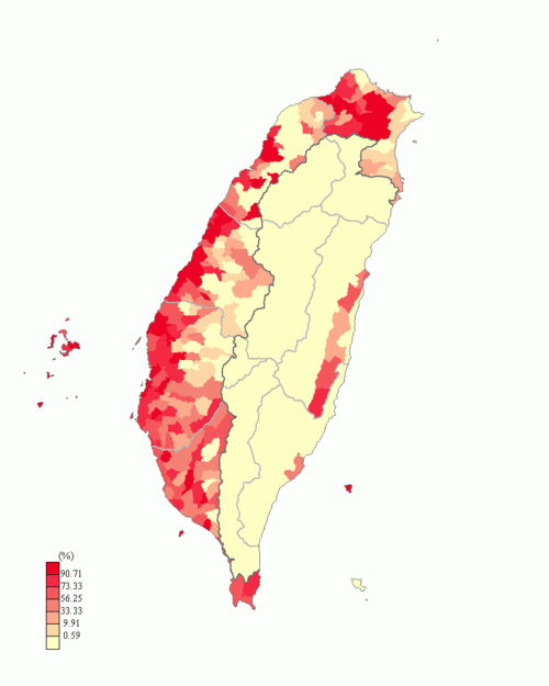 台湾人口多少（台湾人口多少平方公里）