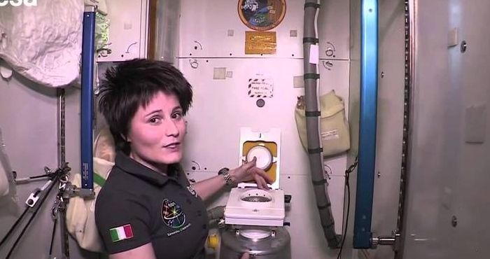 航天员在太空怎么上厕所（航天员在太空的视频）