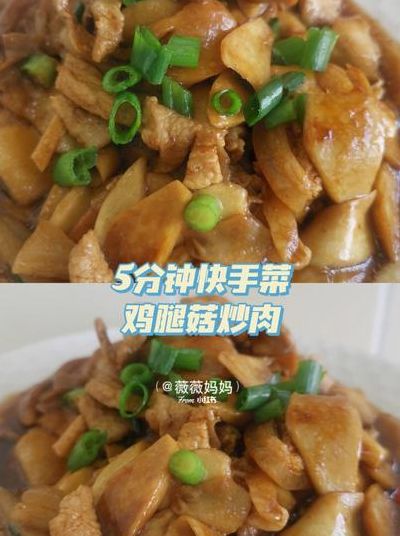 鸡腿菇炒肉（鸡腿菇炒肉的做法）