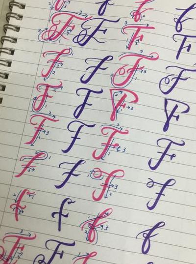 花体字怎么写（f的花体字怎么写）